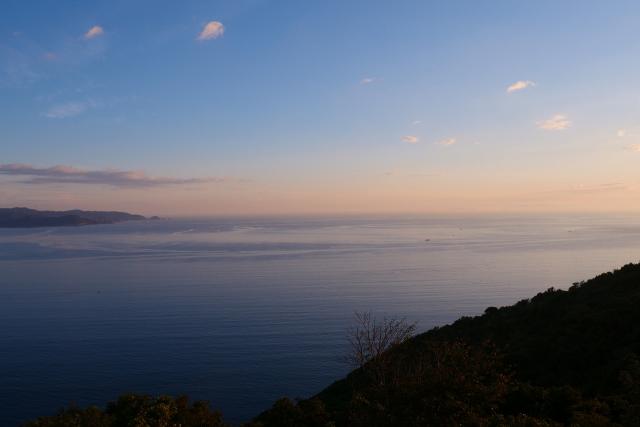 みかん海道の展望台からの眺め