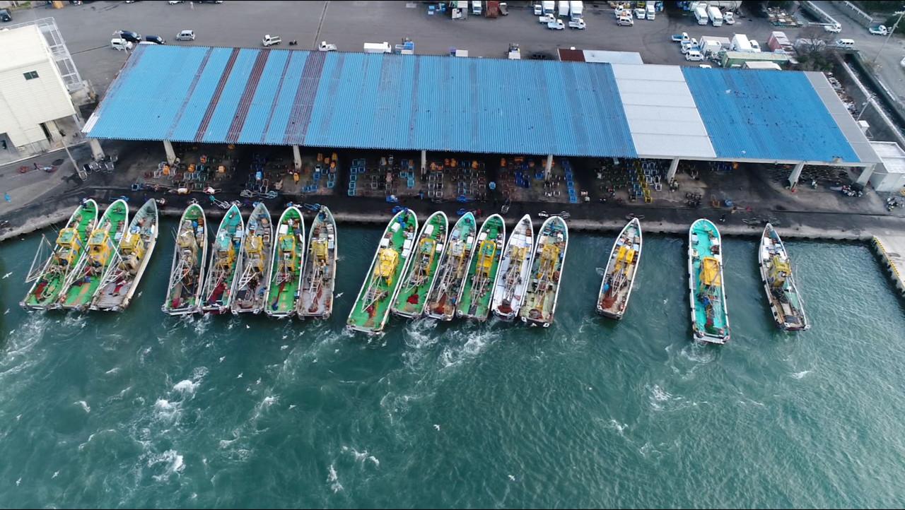 有田箕島漁港の風景
